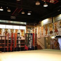 葛城市相撲館(けはや座)もアート作品で埋め尽くされます。